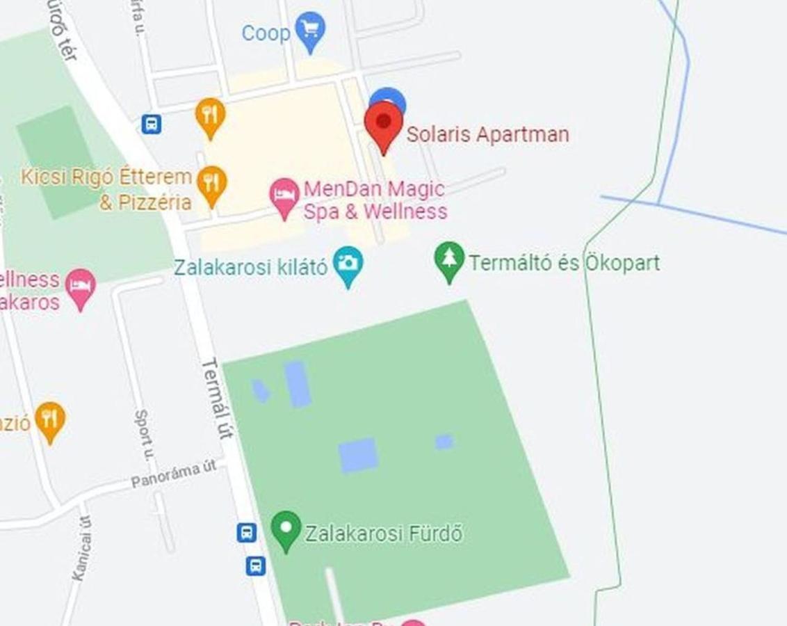 Solaris Apartman Zalakaros Esterno foto